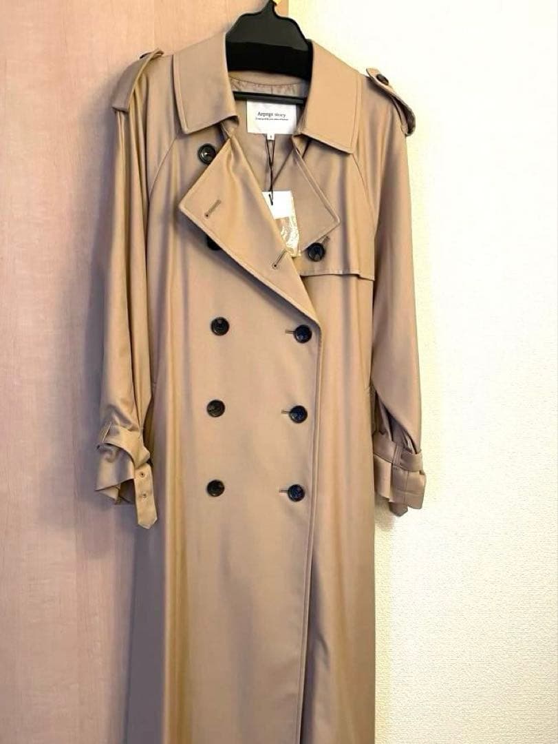【新品】Arpege story　ベーシックトレンチコート