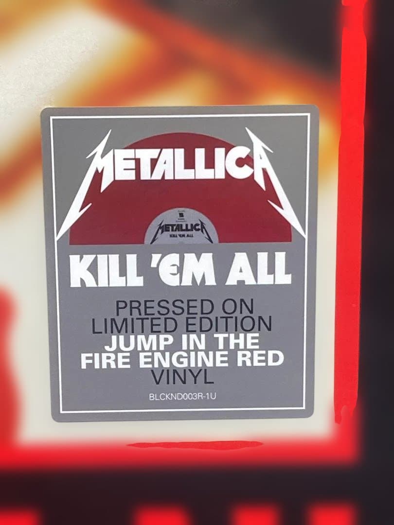 LLICA Kill ’Em All Red Vinyl 180g LP