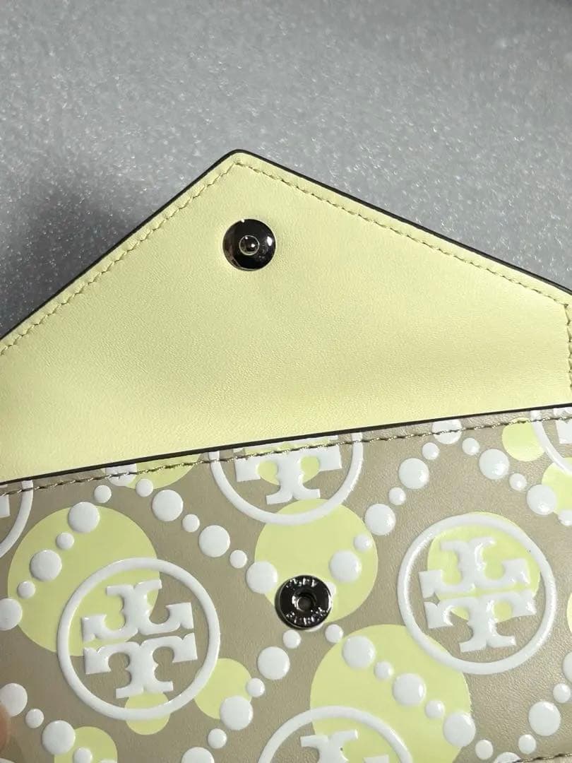 Tory Burch　Tモノグラム ジップミニ財布、カードケース