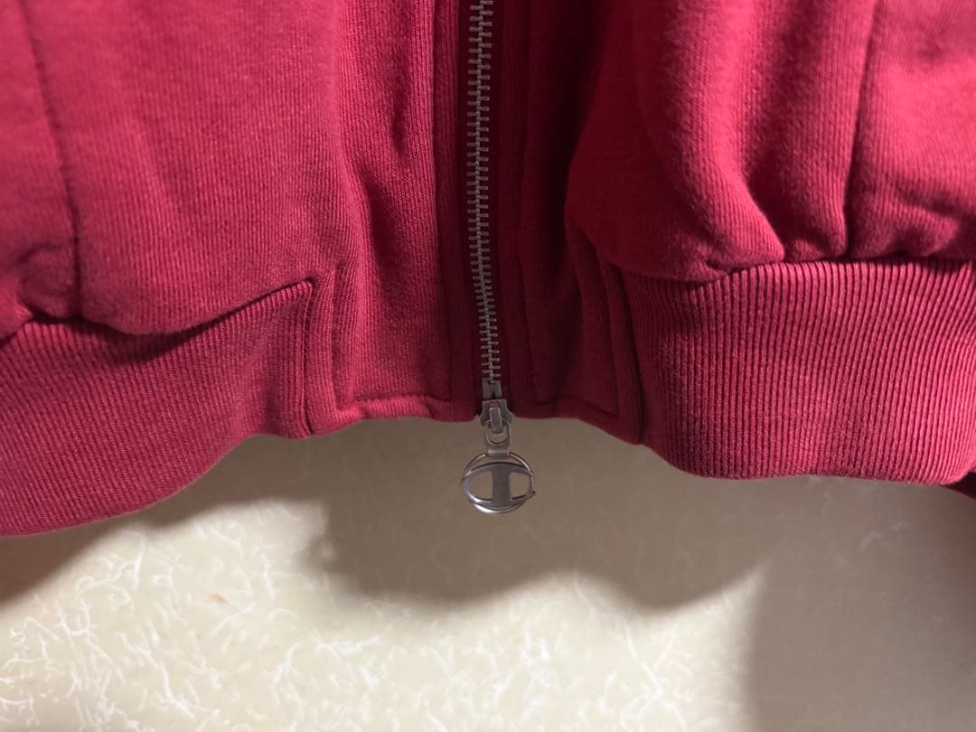 CHAMPION®X ZARA キルティングボンバージャケット　レッド　赤