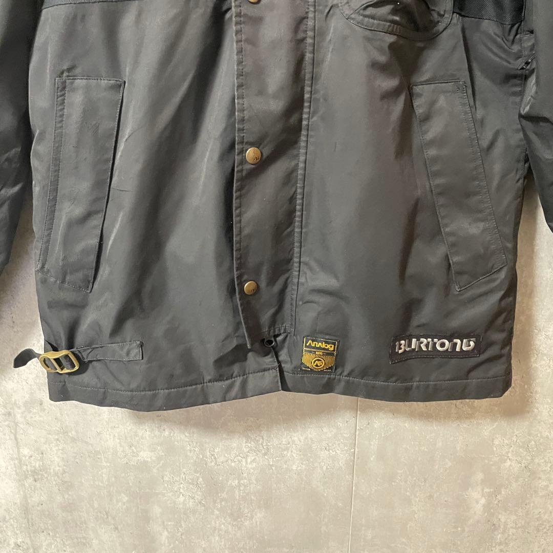 Burtonバートンスキーウェアスノーボードジャケットパーカーフード付黒ブラック