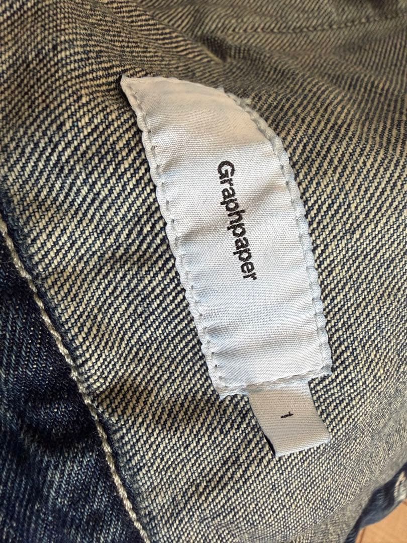 新品未使用品　Graphpaper SelvageDenimJacket AP