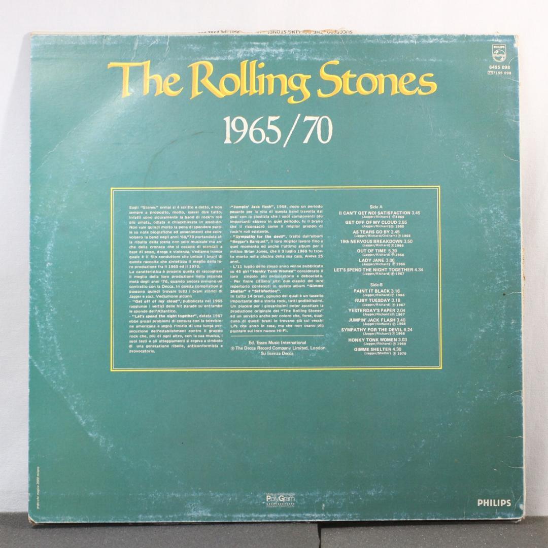 伊LP The Rolling Stones 1965/70 イタリア盤ステレオ