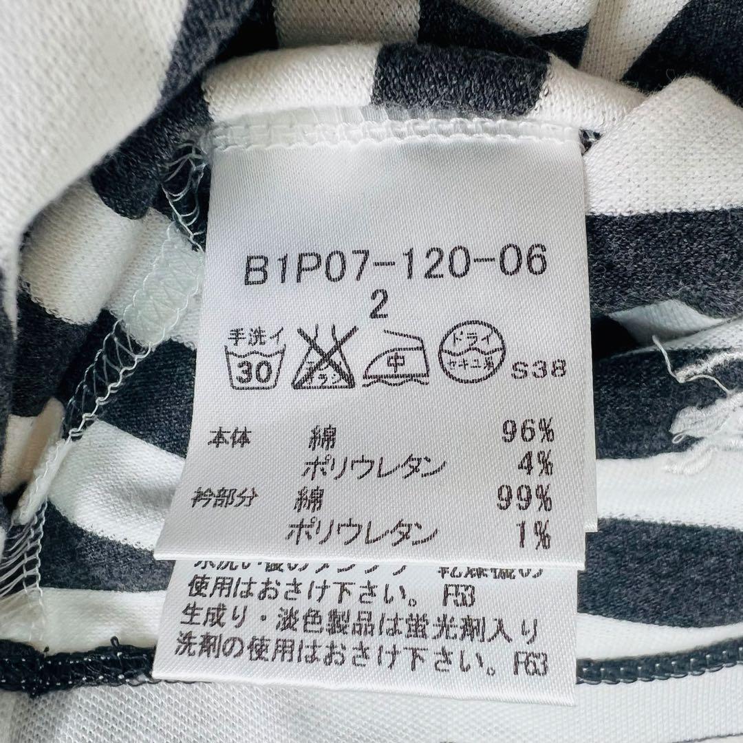 【新品】BURBERRY バーバリー ボーダーポロシャツ サイズ2
