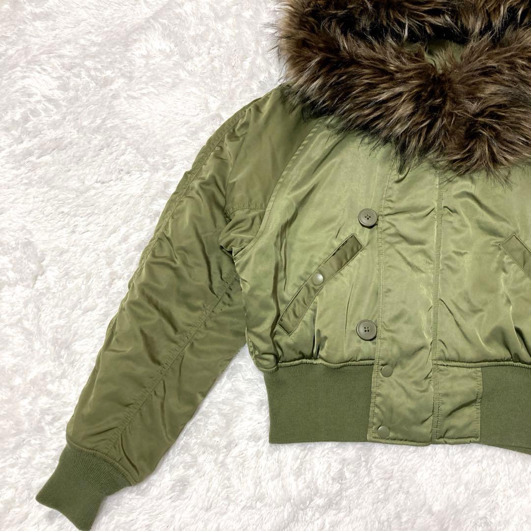 完売 AZUL by moussy オリーブグリーン N-2B サイズS Y2K