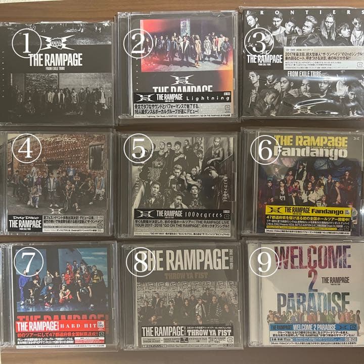 THE RAMPAGE シングル バラ売り可