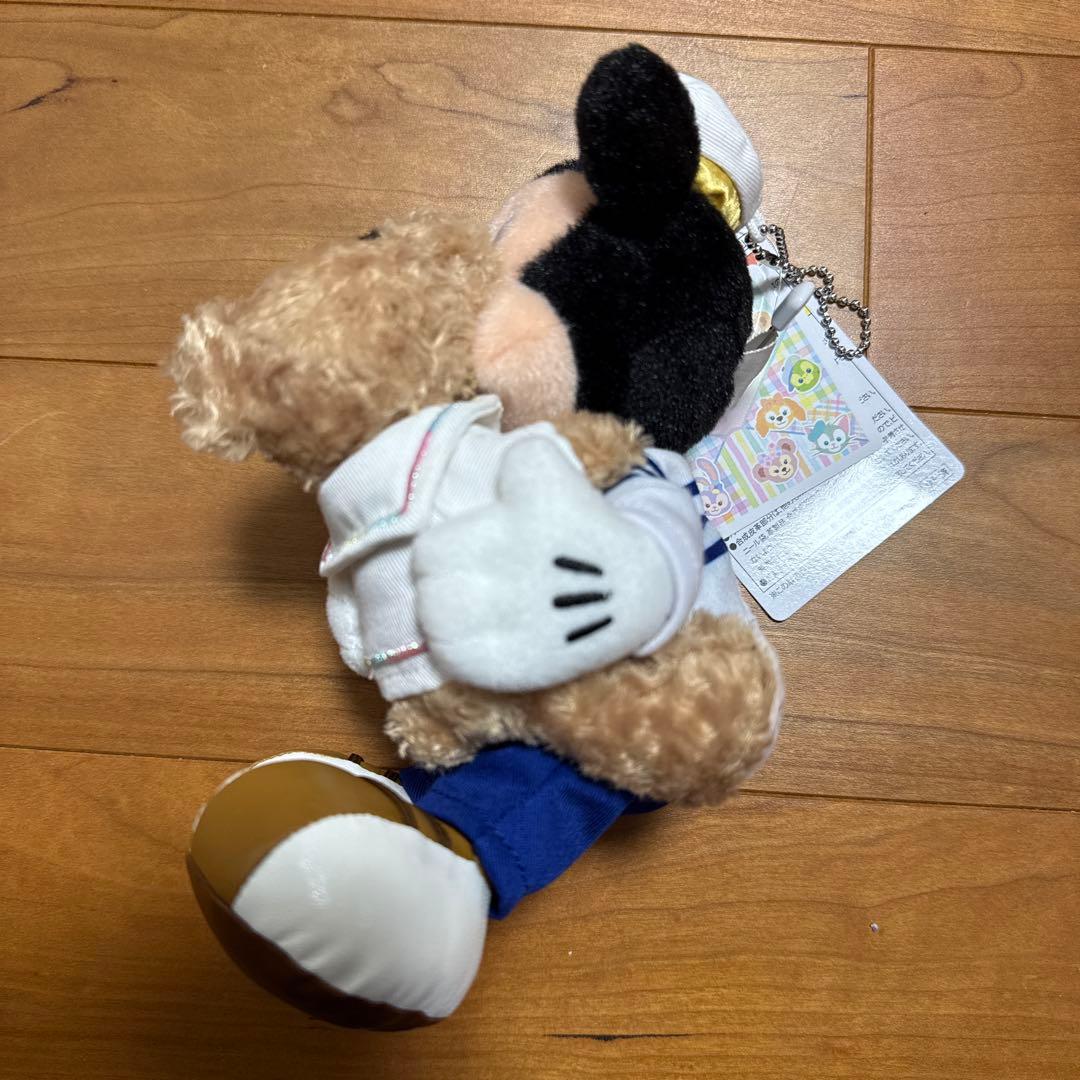 ハートフェルトレターズオブフレンドシップ ぬいぐるみバッジ ダッフィー ミッキー