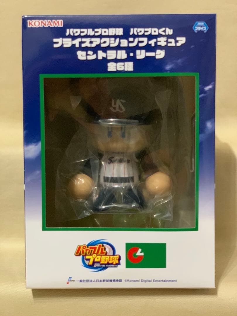 KONAMI パワプロくん アクションフィギュア セントラル・リーグ 全6球団