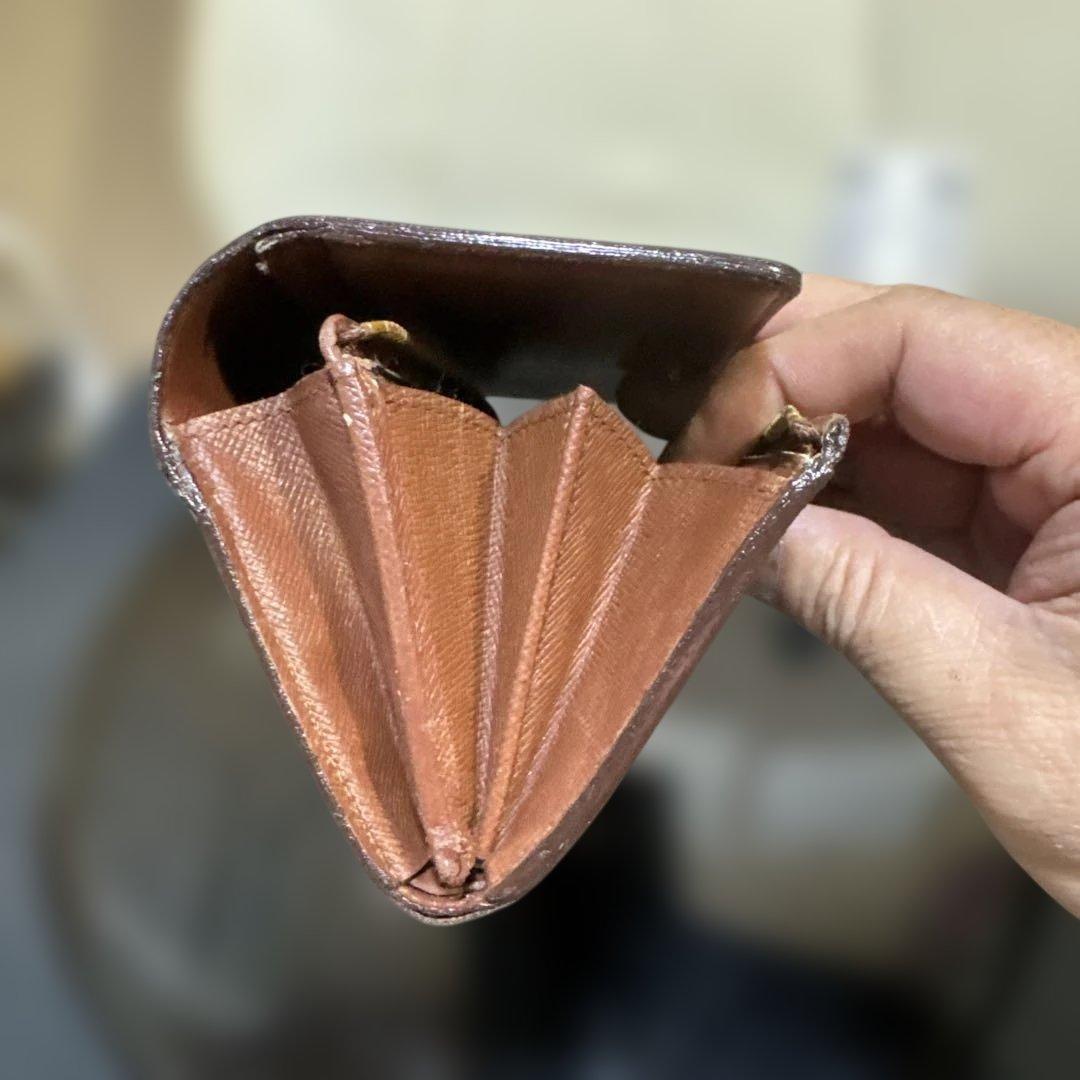 ⑥☆良品☆ モノグラム♪Ｌ字型ファスナー財布