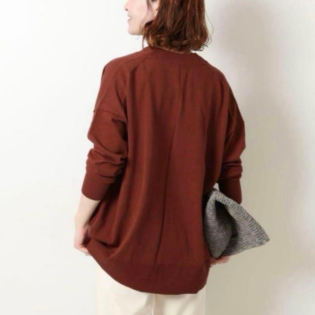 Spick & Span アイスコットンビッグカーディガン