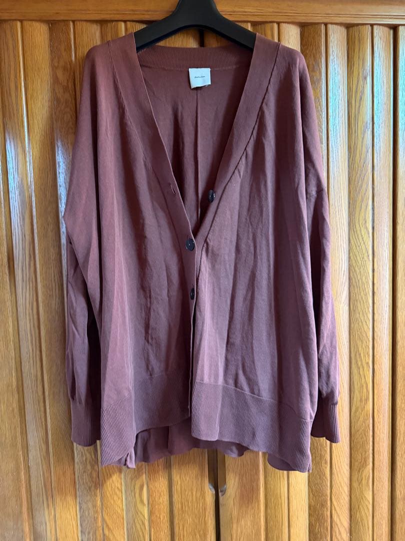 Spick & Span アイスコットンビッグカーディガン