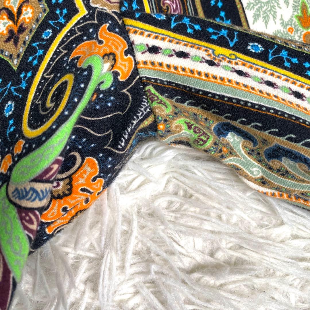 美品✨ETRO ワンピース ニット ストレッチ ペイズリー M イタリア製