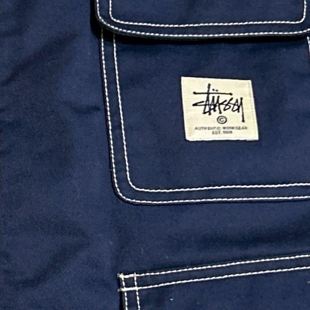 美品❗️ STUSSY ステューシー　セットアップ L ワーク 希少 ベスト