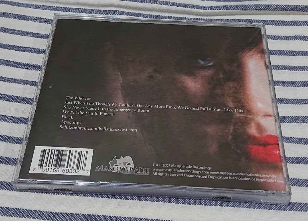 洋楽 MOTIONLESS IN WHITE / THE WHORROR
