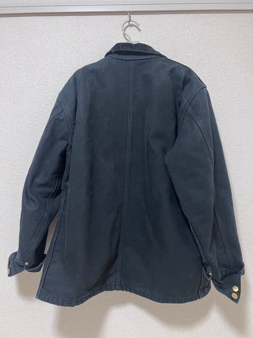 Carhartt ミシガン チョアコート メキシコ製　裏地ブランケット　L 黒