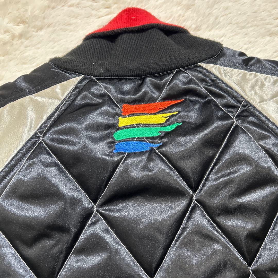 【美品】BENETTON ベネトンフォーミュラ1 レーシングジャケット L 黒銀
