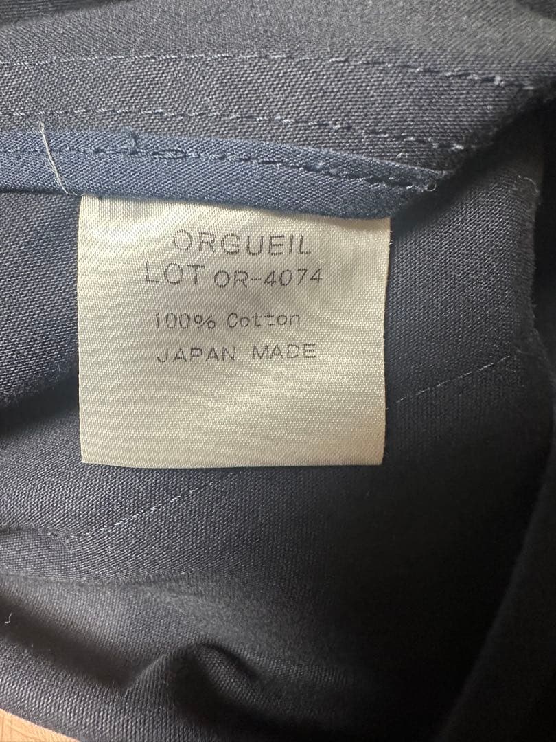 オルゲイユ　Weapon Chino Sack Jacket ORGUEIL