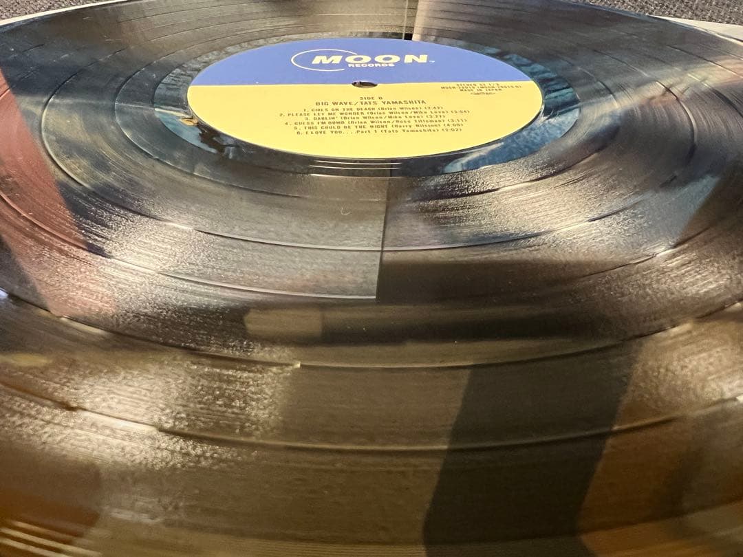 山下達郎Big Wave 邦楽レコードMOON-28019 1984年 帯付LP