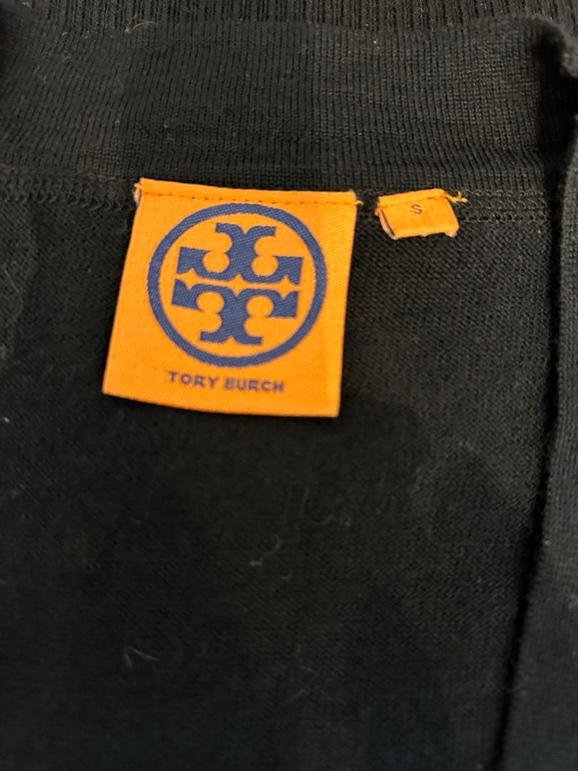 Tory Burch 黒 ニットカーディガン S