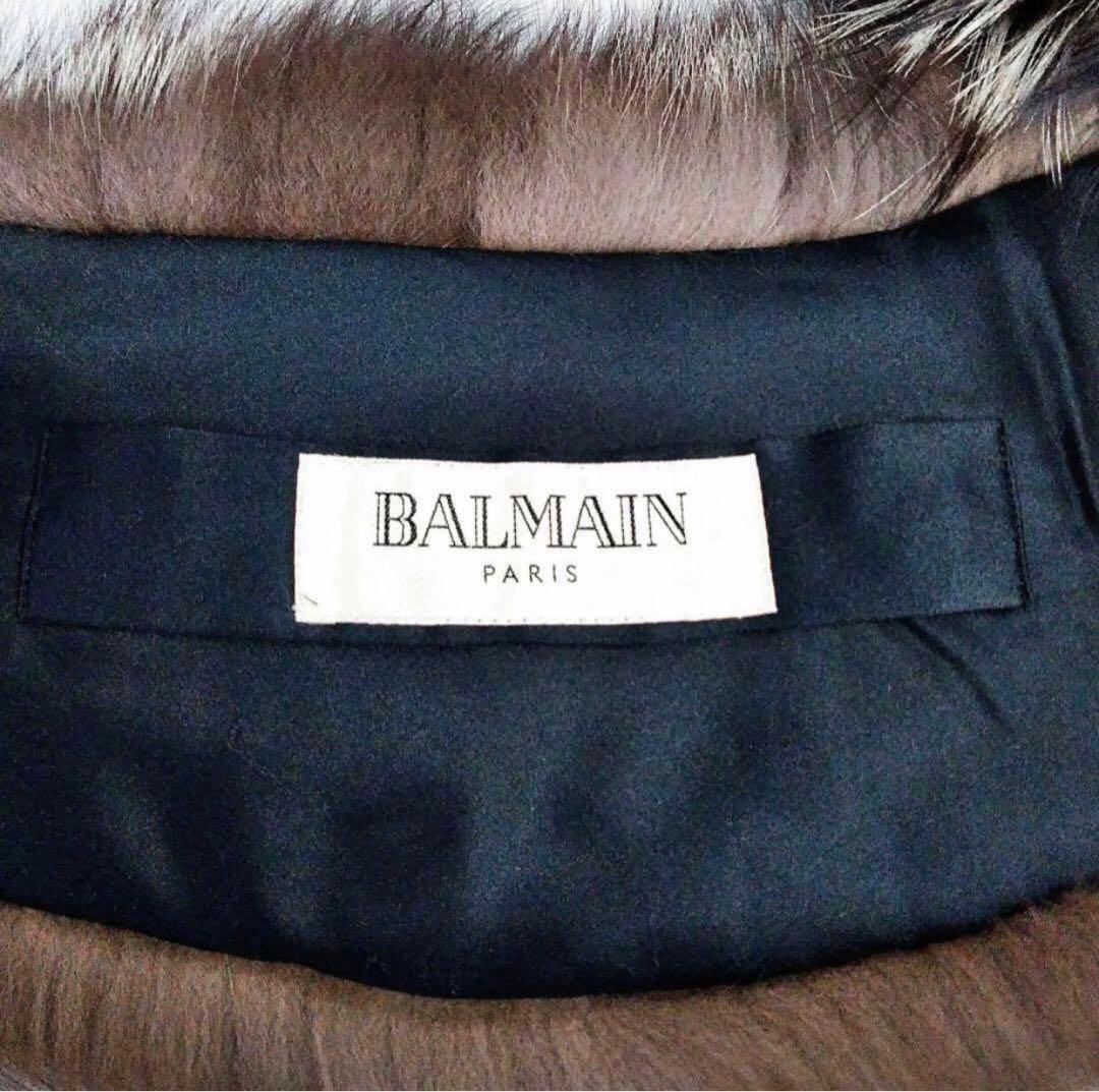 【264】バルマン サガフォックス ファーショール 卒業式 振袖 袴 毛皮 美品