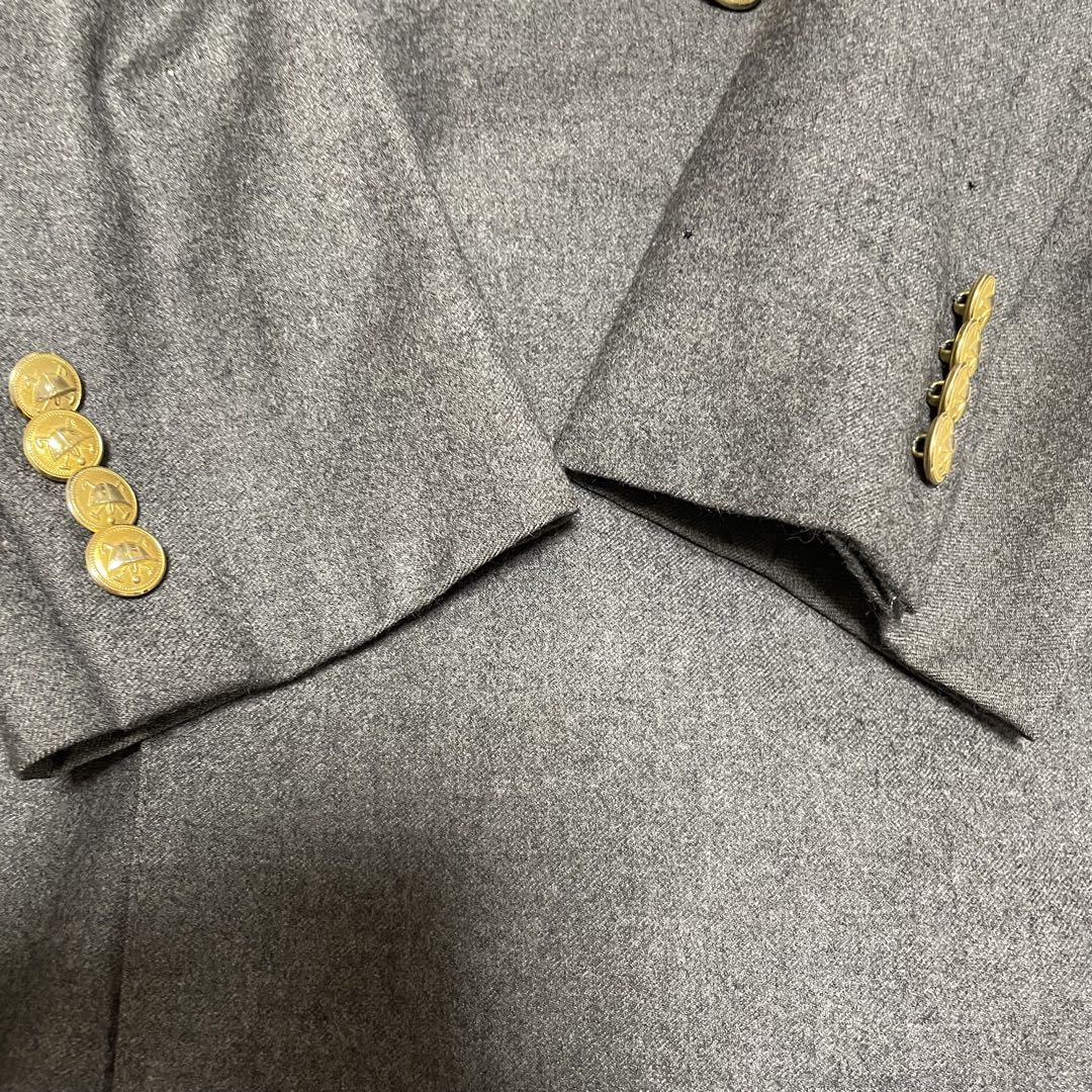 【希少】入手困難　ポロラルフローレン　M 金ボタン　グレー　ブレザー　ジャケット