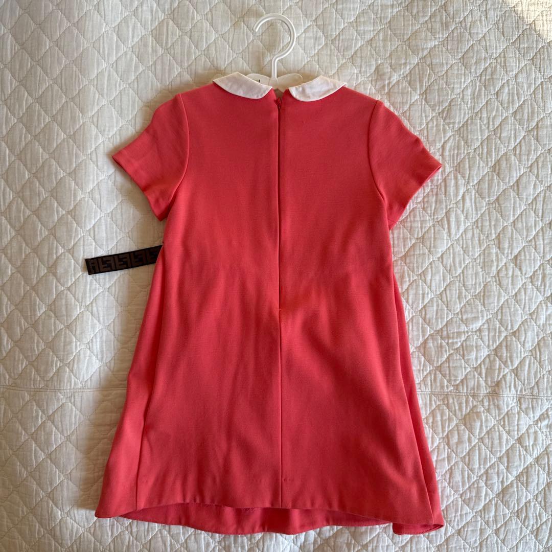 Fendi kids コーラルピンク ワンピース 24m