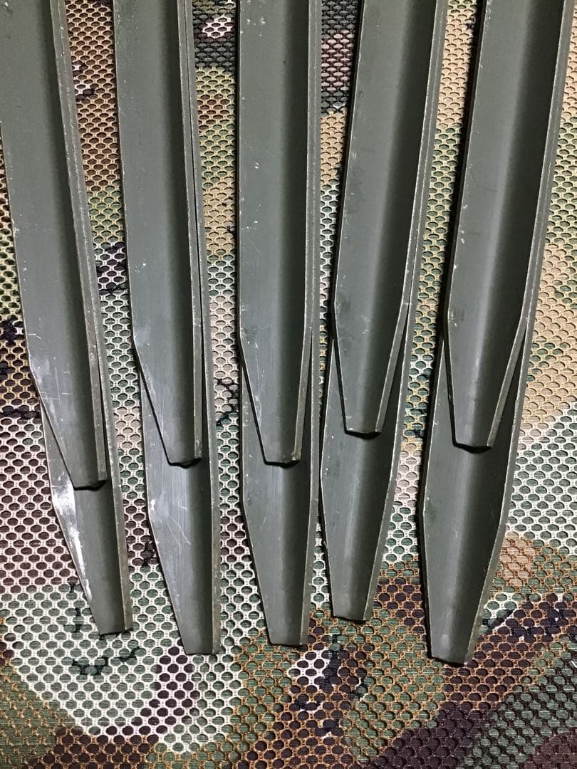 米軍放出品実物　米軍テント用ペグ10本セット中古品