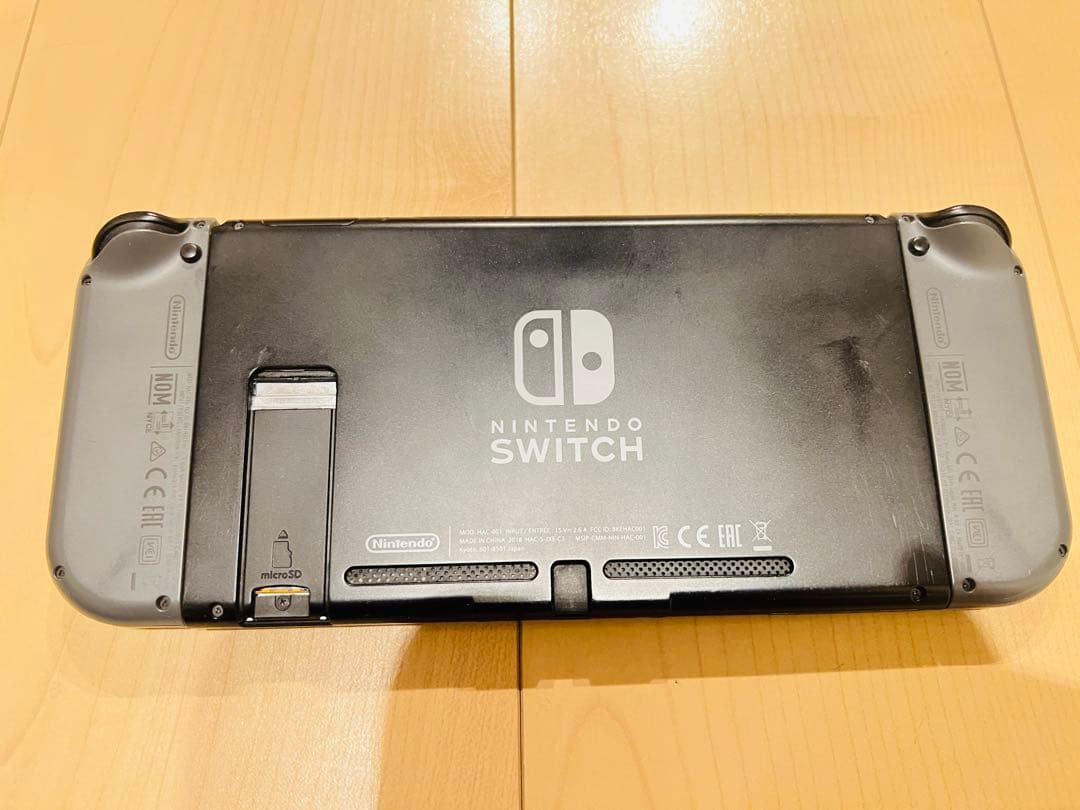 Switch 本体 グレー 付属品　別売Joy-Con赤・ディズニーケース付き