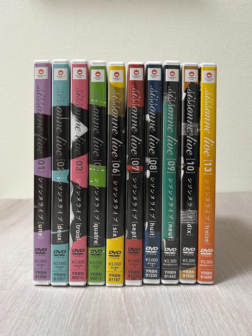 シソンヌライブDVD10本セット 単独公演まとめ売り