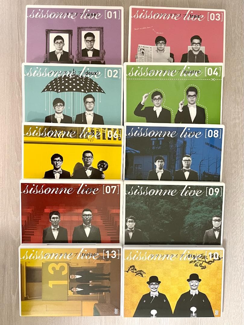 シソンヌライブDVD10本セット 単独公演まとめ売り
