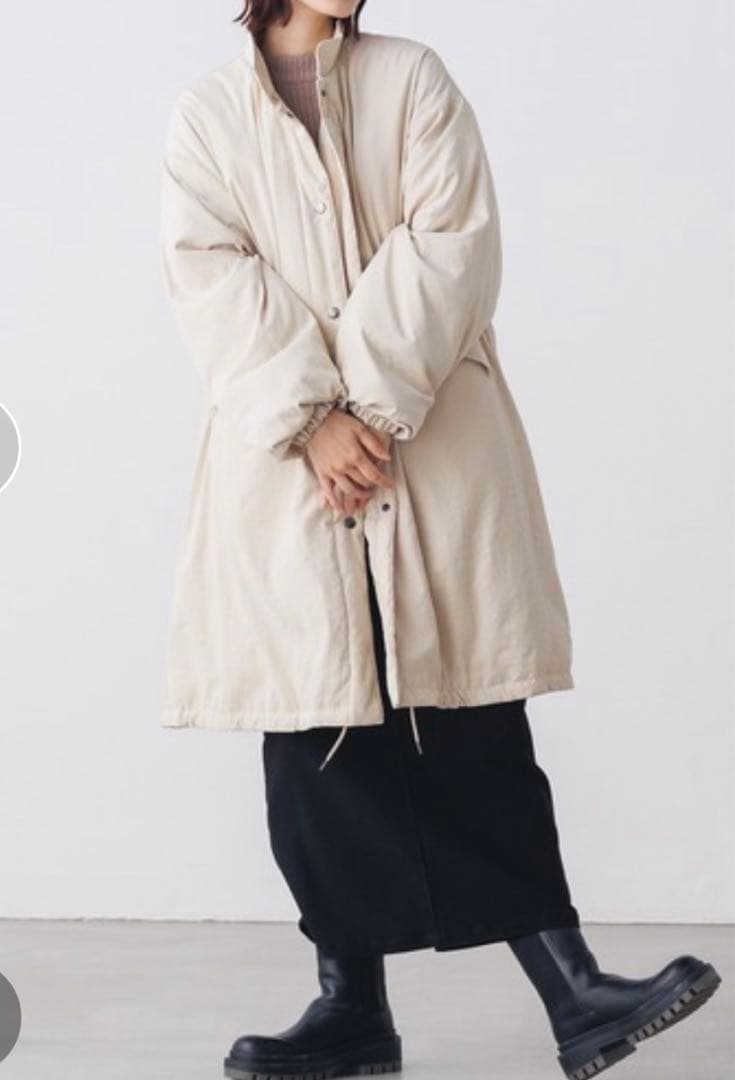 あかべこ❣️ HUNCH フード付コート l 中綿 防寒 2way