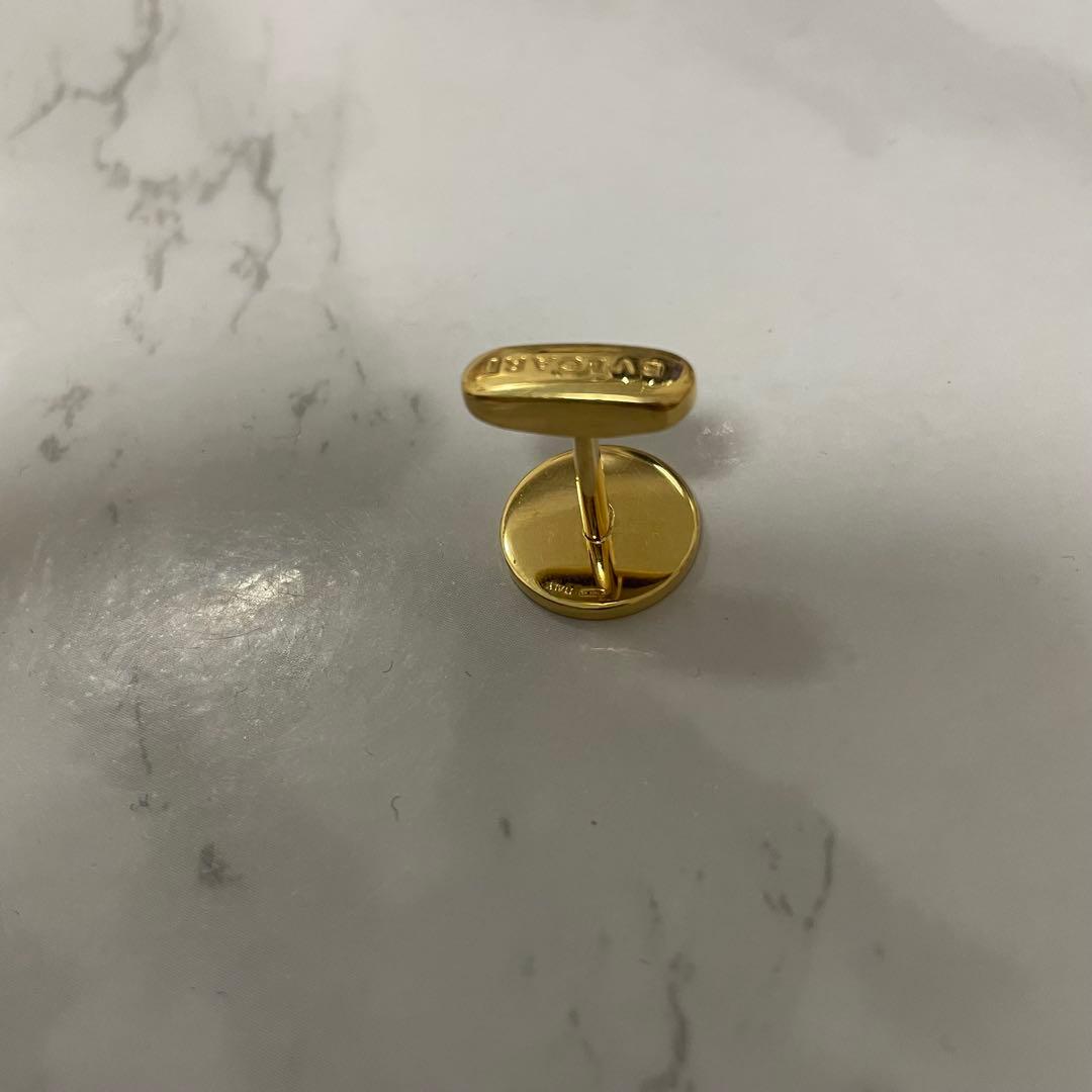 ブルガリ 18K オニキス カフス 片方だけ