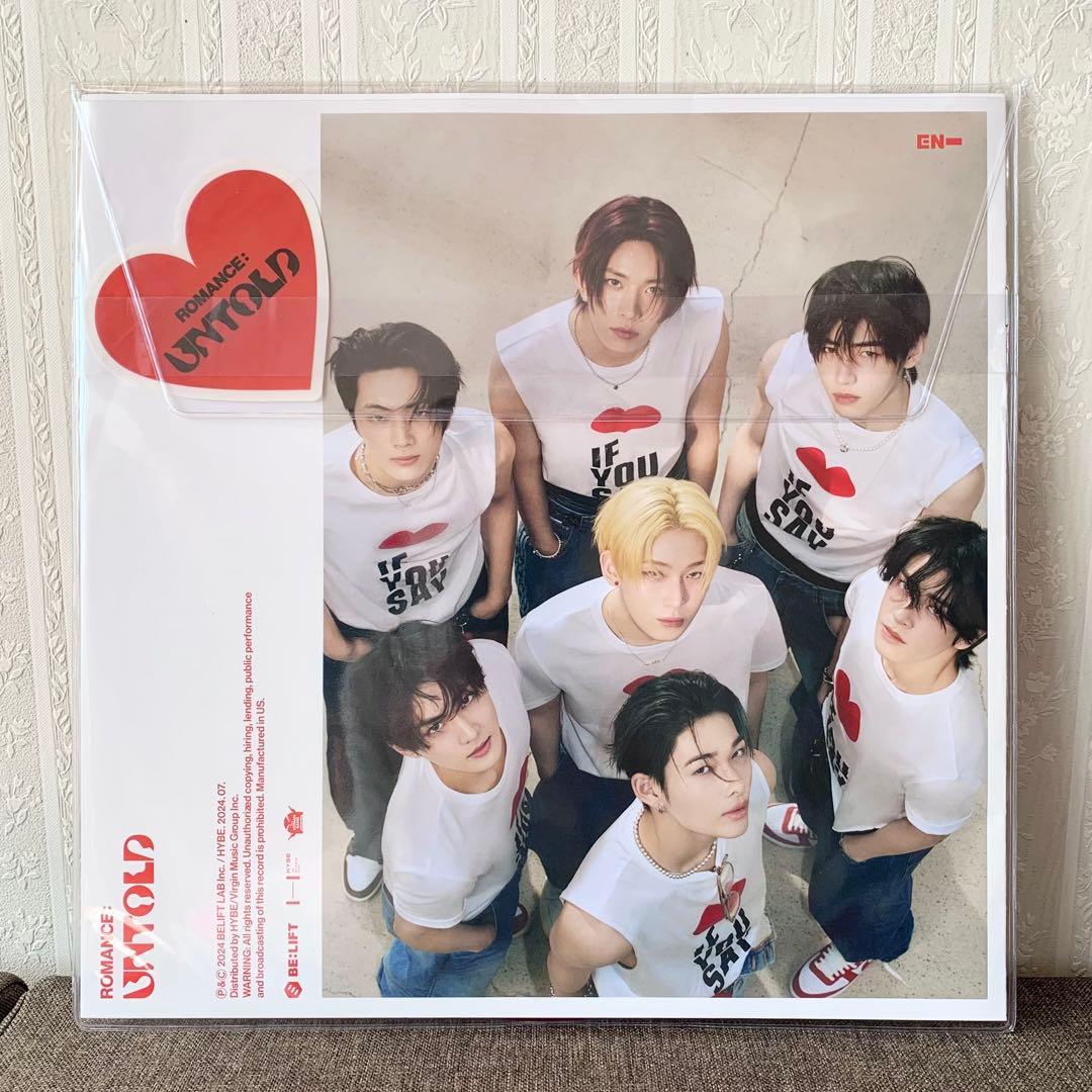 ENHYPEN \"ROMANCE：UNTOLD\" Target LP レコード