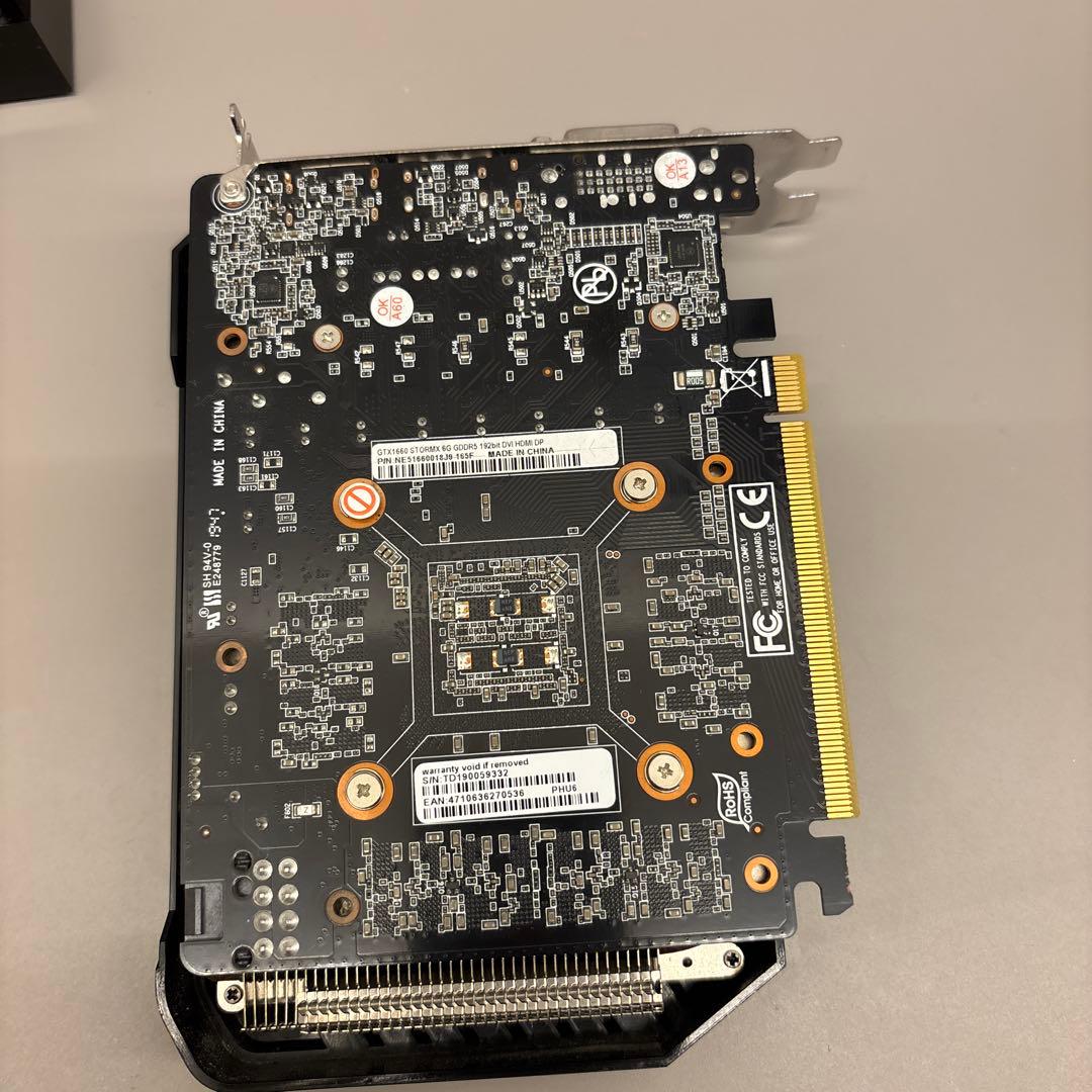 グラフィックボード・グラボ・ビデオカード PALIT GEFORCE GTX1660 6GB