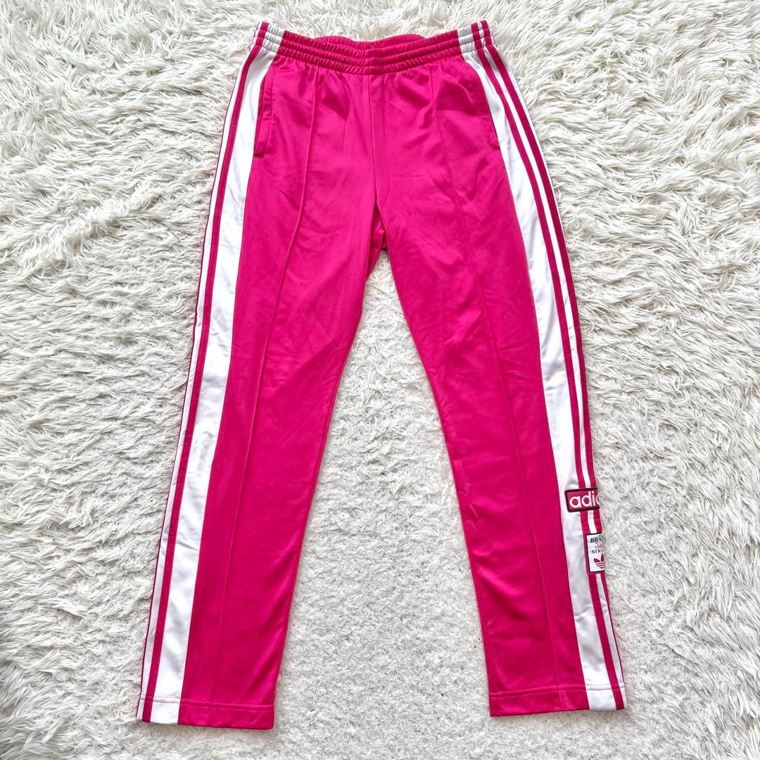 adidas トレフォイルロゴ　刺繍　ジャージ　大きいサイズ　洗える