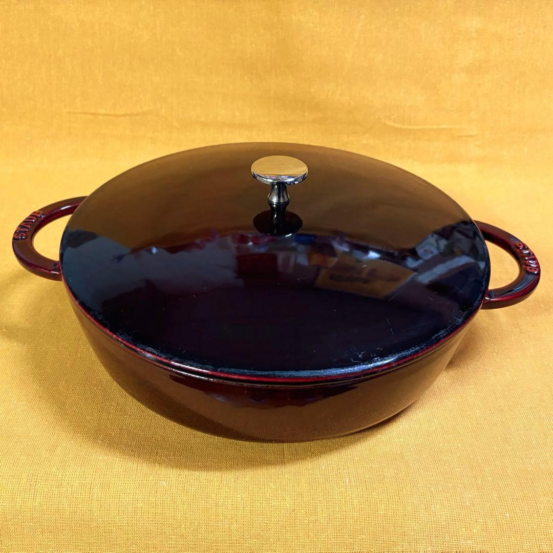早い者勝ち‼️お買い得‼️STAUB ストウブ 超美品 28 ニダベイユ ソテーパン