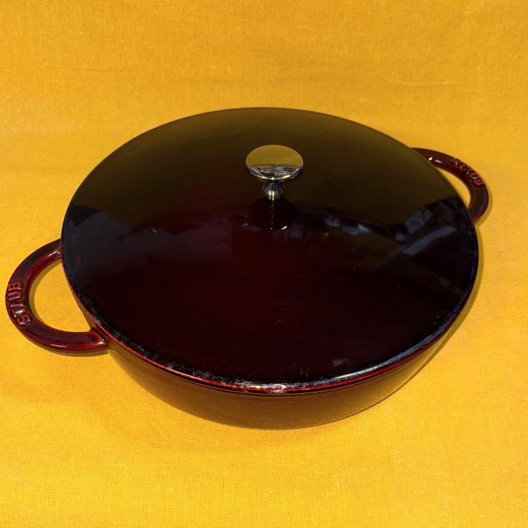 早い者勝ち‼️お買い得‼️STAUB ストウブ 超美品 28 ニダベイユ ソテーパン