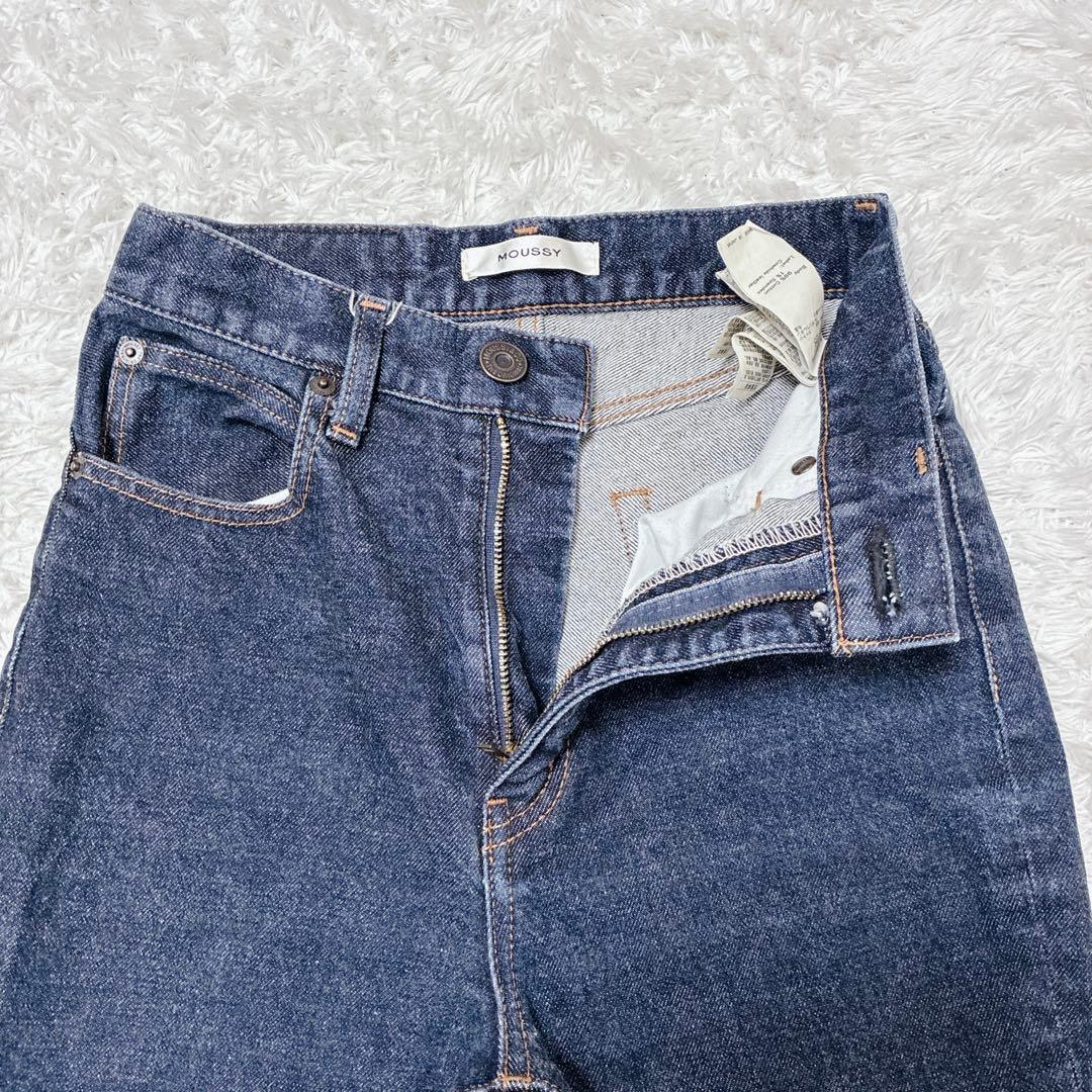 MOUSSY マウジー MVS FLARE フレアデニム インディゴ 25 赤耳