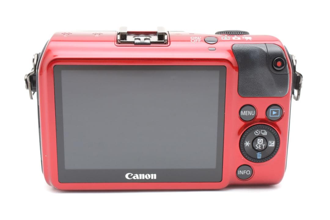 超美品 Canon EOS M ミラーレスデジタルカメラボディ レッド キヤノン