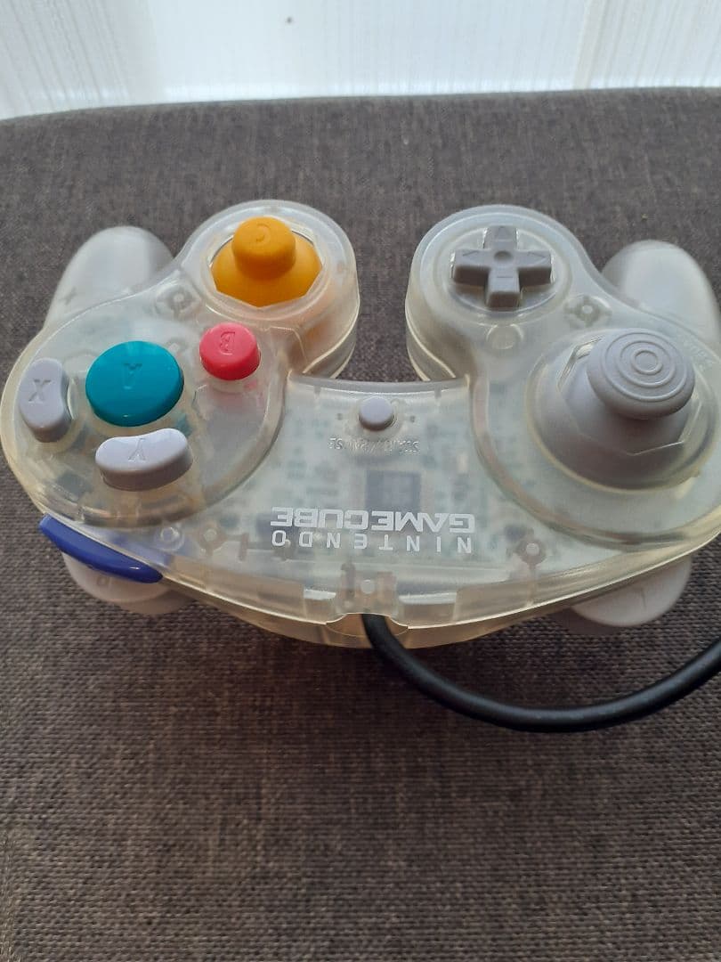 【任天堂】ゲームキューブ コントローラー スケルトン クリア 透明 希少品