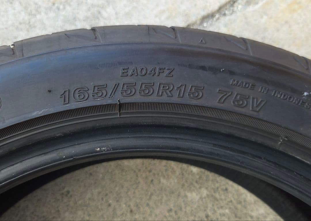 ヒ*5様 BRIDGESTONEポテンザ004アドレナリン　165/55R15