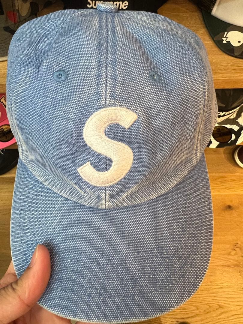 Supreme Pigment Coated S Logo キャップ