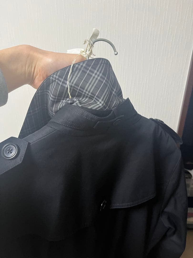 BURBERRY BLACK LABEL バーバリー トレンチコート ネイビー