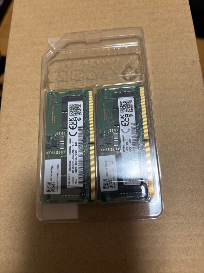 Samsung DDR5 8GB×2 5600MHz SODIMM