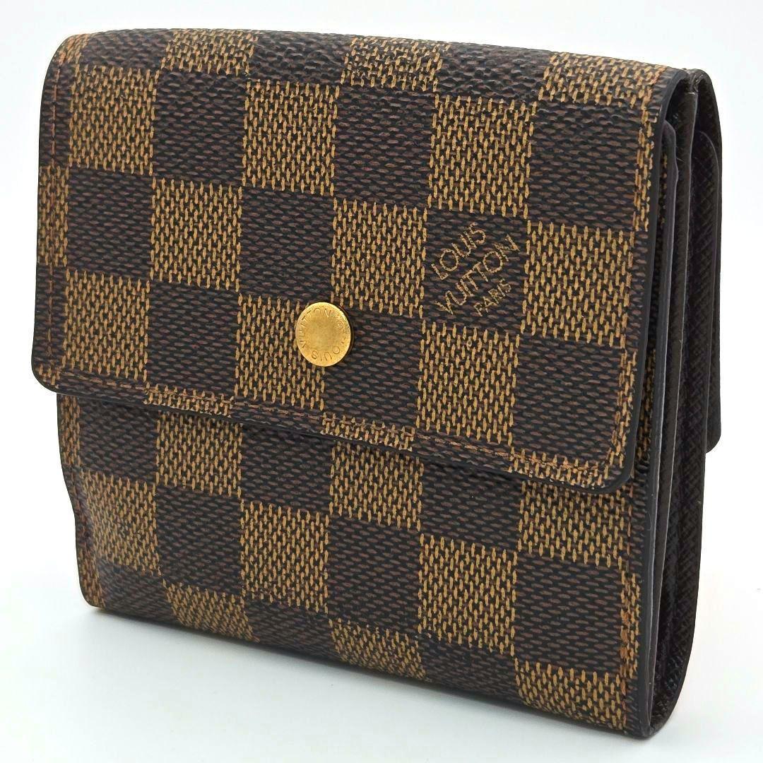 ルイヴィトン ダミエ ポルトモネビエ カルトクレディ 三つ折り財布 N61654