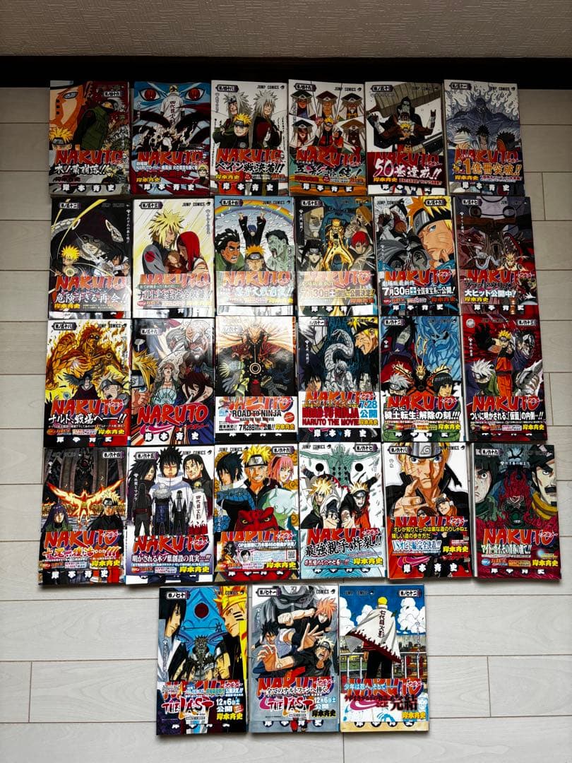 NARUTO ナルト　全72巻（初版22巻から72巻まで51冊）➕外伝
