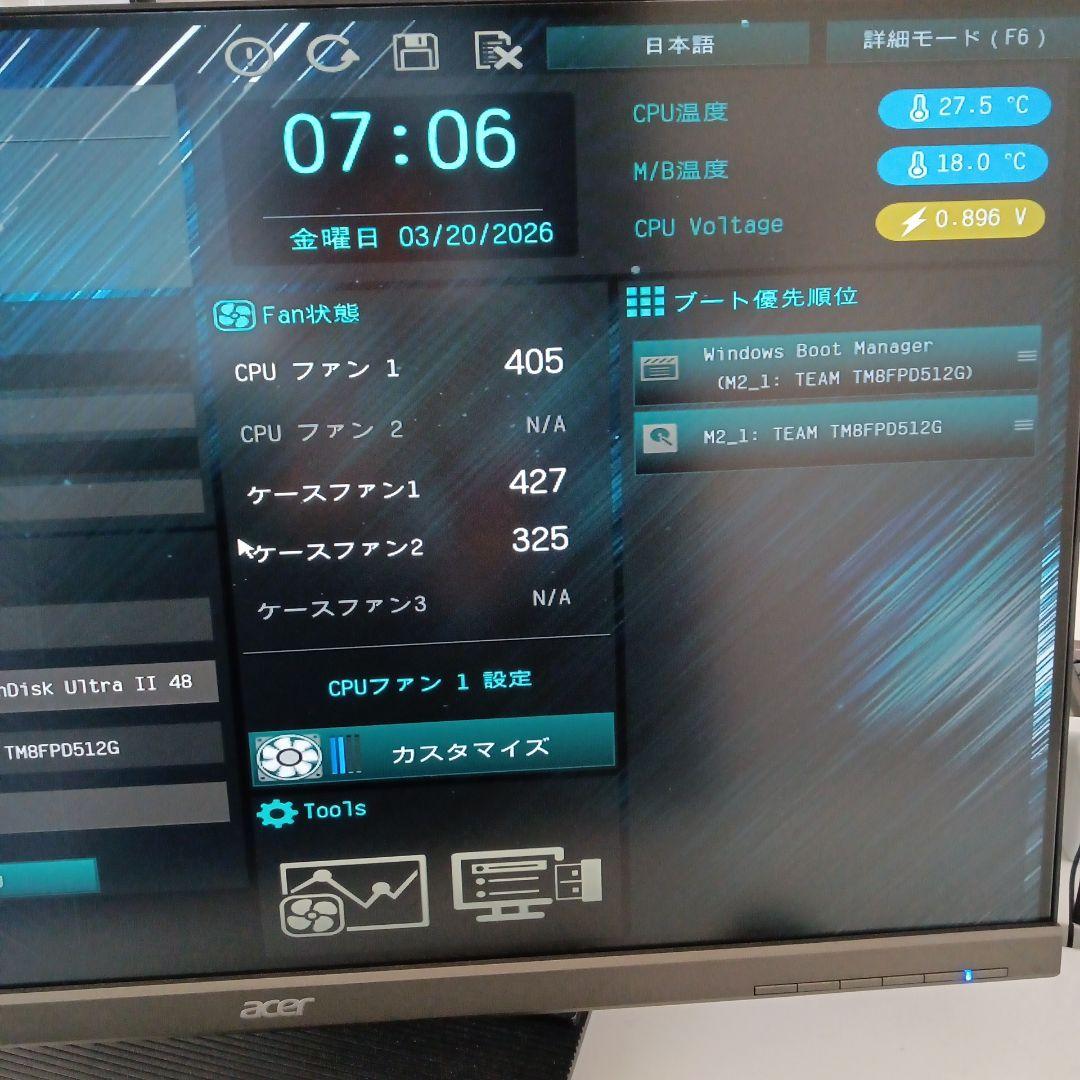 マザーボード Asrock B365M pro4 LGA1151