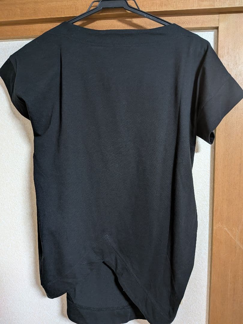 ヴィヴィアンウエストウッドレッドレーベル　ウサギうさぎ黒変形ドレープTシャツ M
