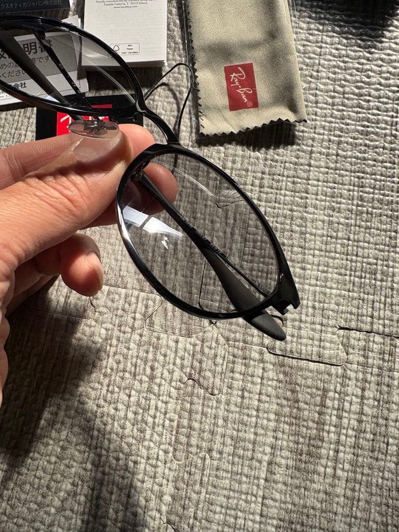 rayban サングラス　美品　ERIKA L グレー
