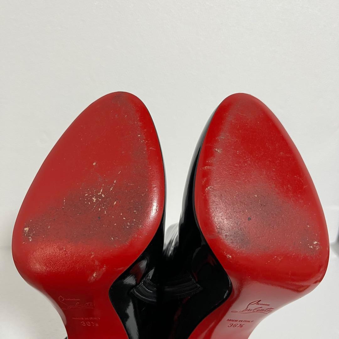 【F】Christian Louboutin ハイヒール ブーツ ブラック